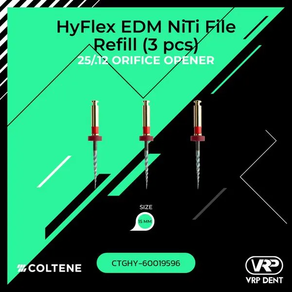 Coltene HyFlex EDM Orifice Opener 25/.12 15 mm 3 pcs. 