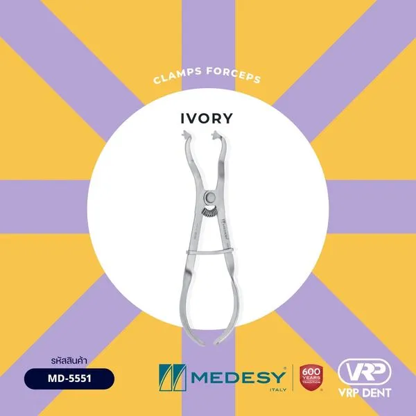 Medesy Clamp forceps Ivory MEDESY 