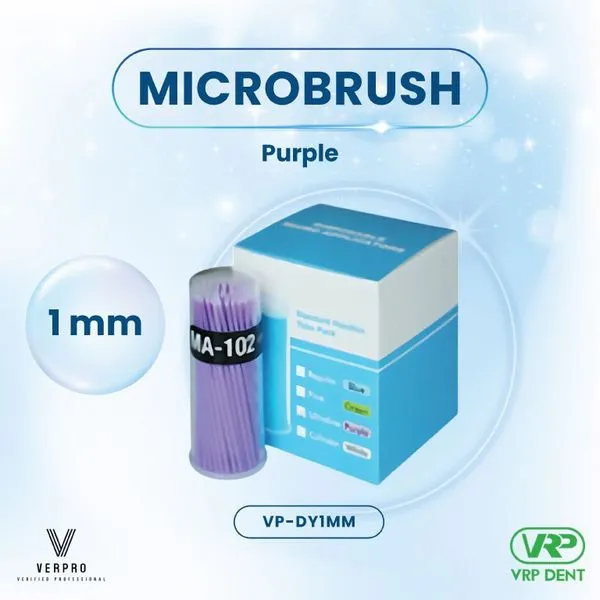 Verpro Microbrush Purple 1 mm 