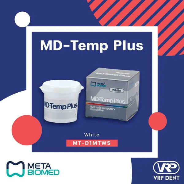 Meta biomed MD-Temp Plus 40g Hydraulic Temporary Restorative 