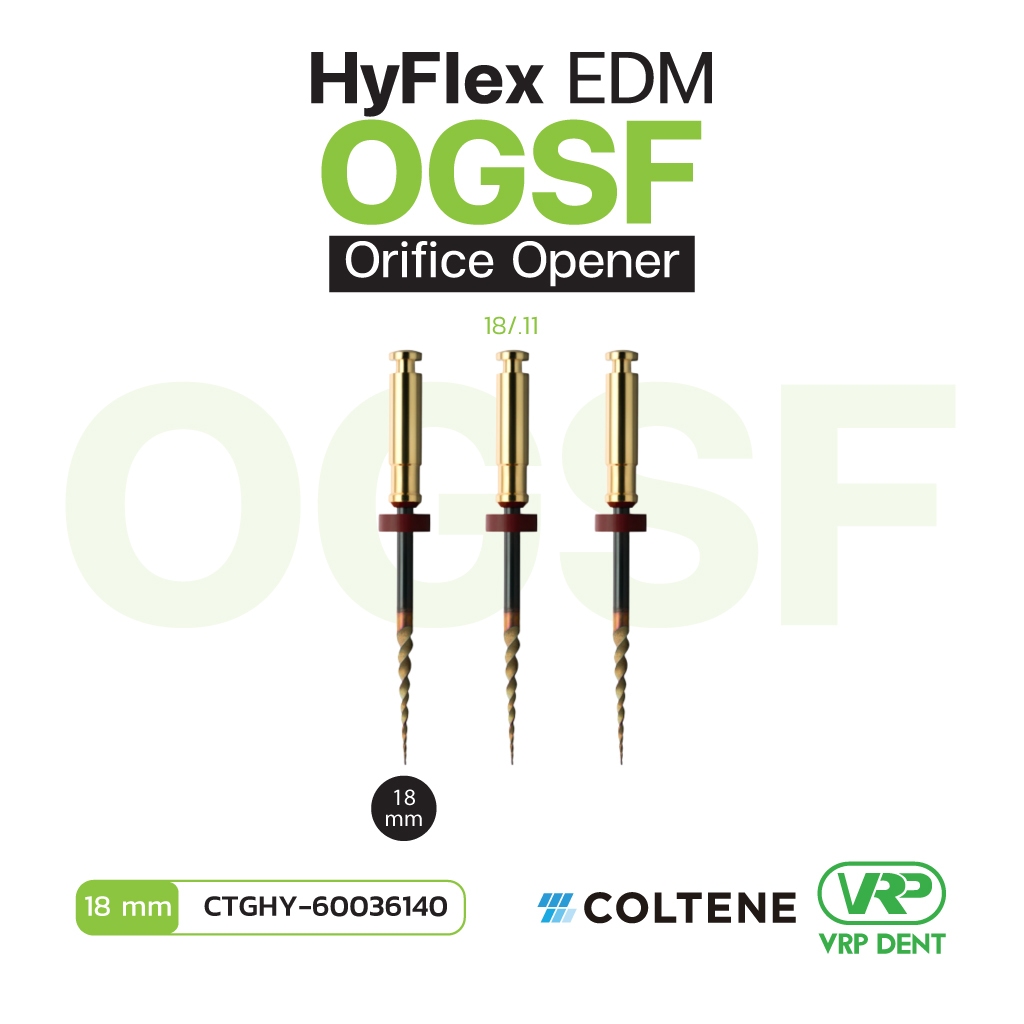 Coltene HyFlex EDM OGSF NiTi File [O] 18 mm 3 pcs.