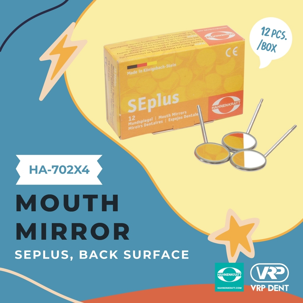 Hahnenkratt Mouth mirror back surface กระจกส่องปาก 1 กล่อง 12 ชิ้น 