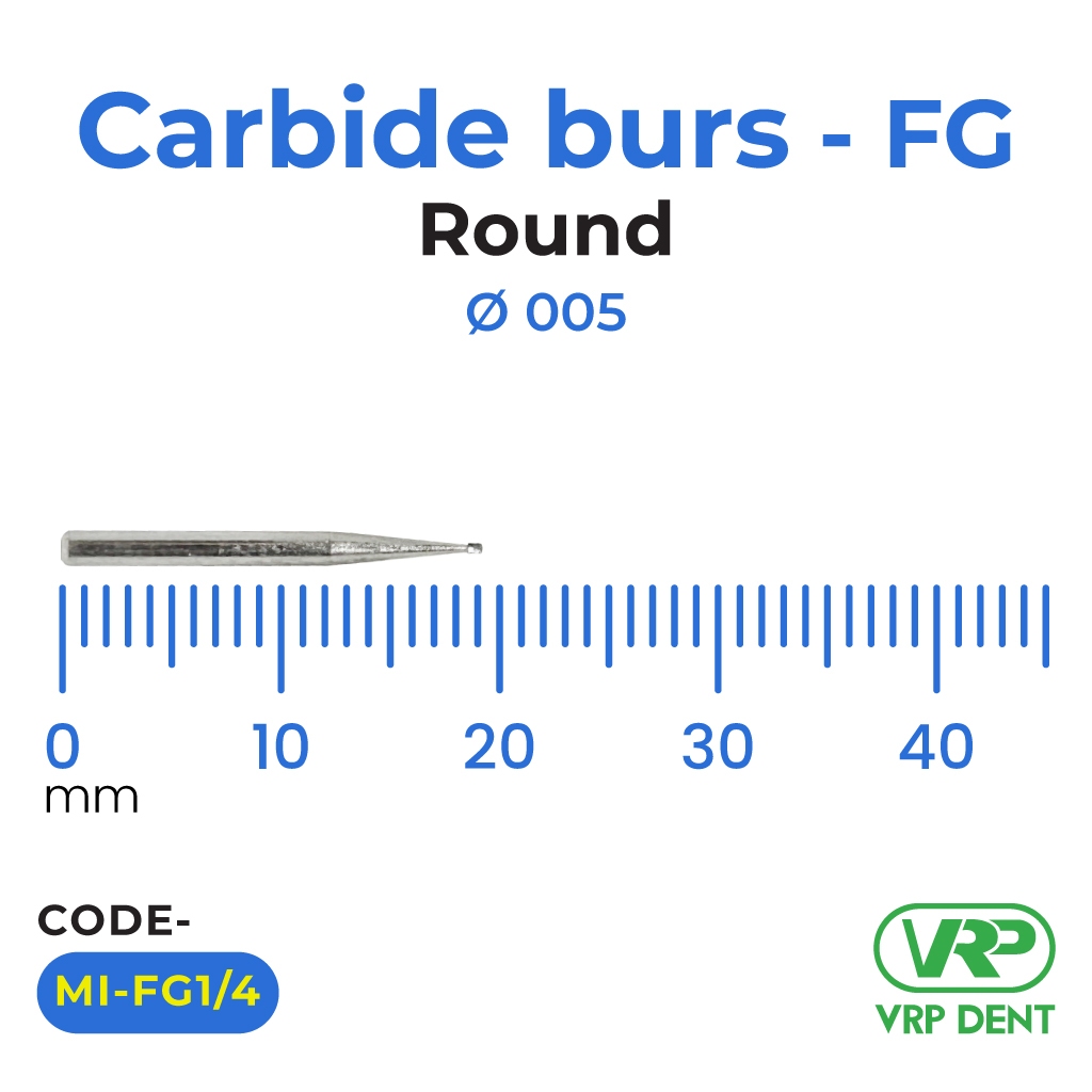 Microdont Carbide burs - FG Round 005