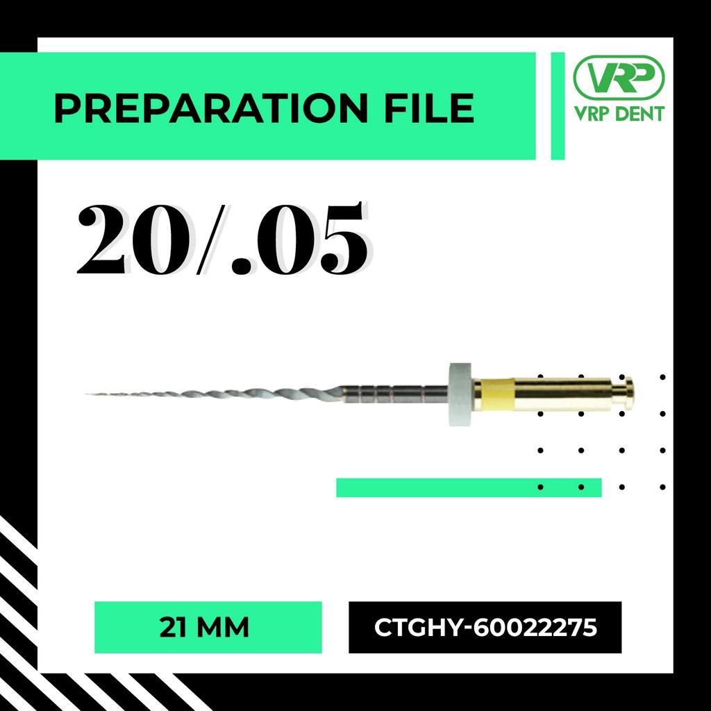 Coltene HyFlex EDM Preparation File 20/.05 3 pcs. Size 21 mm.