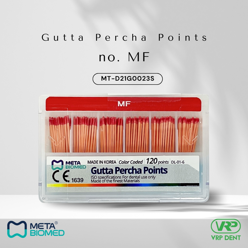 Meta biomed Gutta Percha Points Lateral Cone no. MF