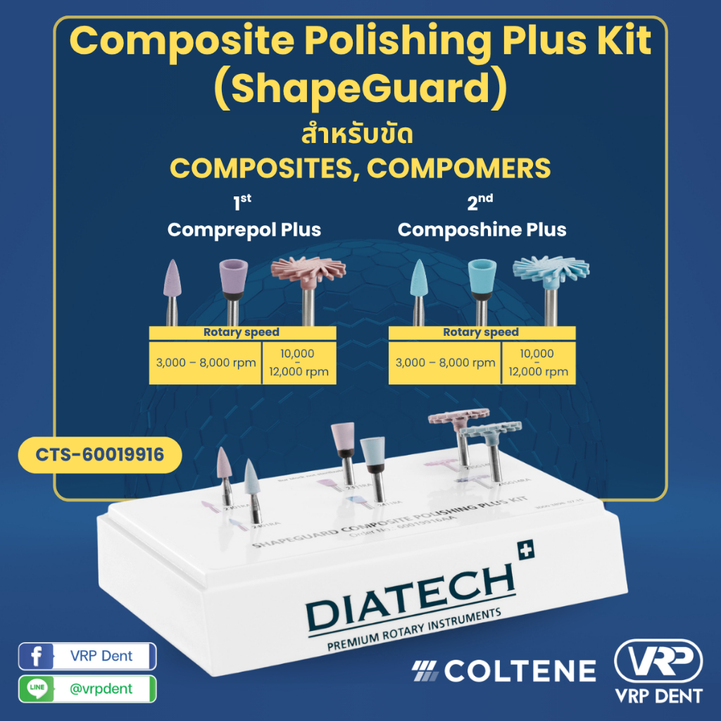Coltene DIATECH ShapeGuard Polishing Kit ขัด Composite