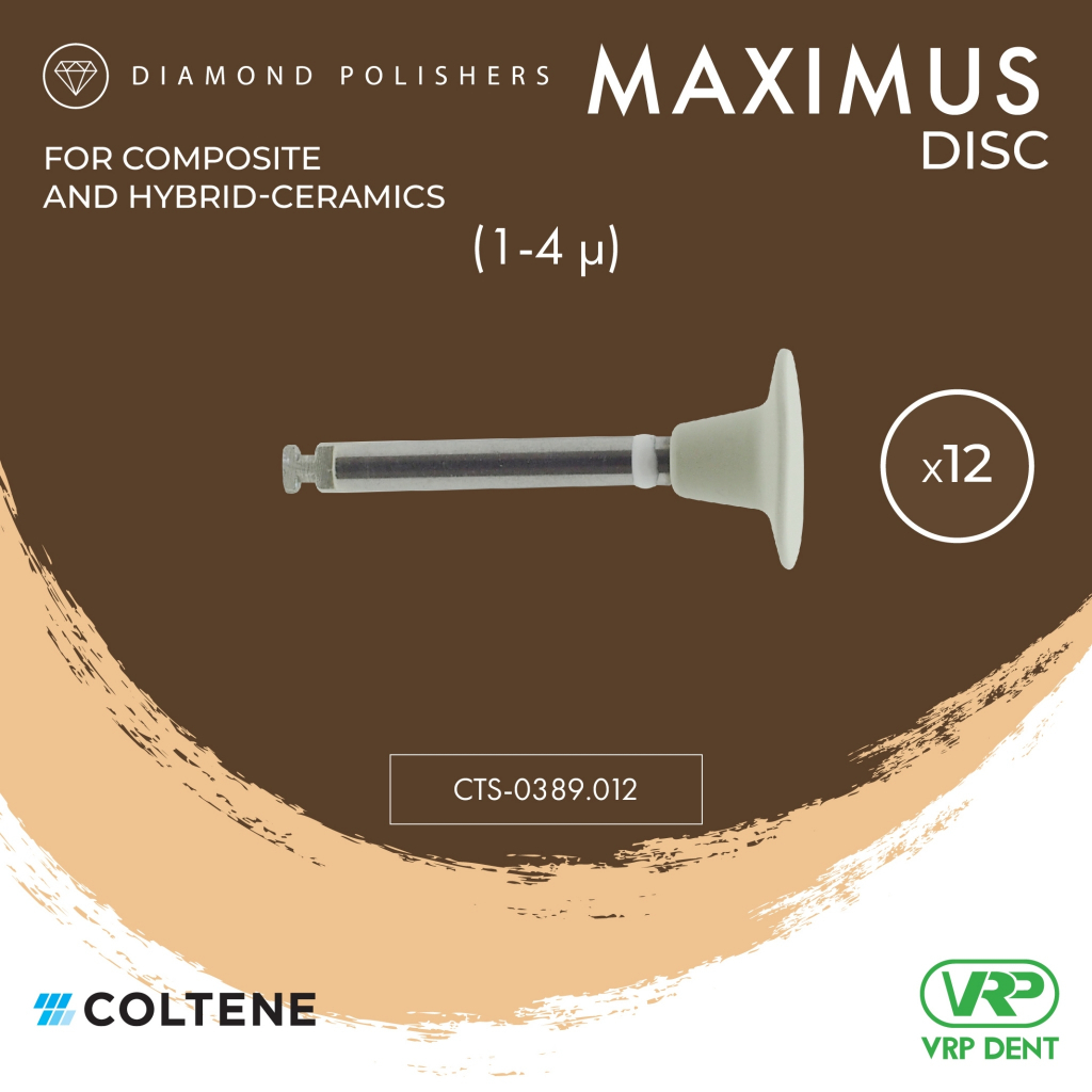 Coltene KENDA Maximus Diamond Polishers (Step 3/3) Disc 12 pcs. 