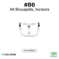 Coltene HySolate Dental Dam Clamps WINGLESS Gloss Brinker #B6 All bicuspides, incisors