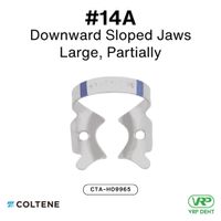 Coltene HySolate Dental Dam Clamps Fiesta WINGED, Matte, Color Coded  #14A