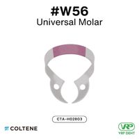 Coltene HySolate Dental Dam Clamps Fiesta WINGLESS, Matte, Color Coded #W56 