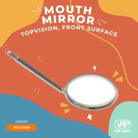 Hahnenkratt Mouth mirror front surface กระจกส่องปาก 1 กล่อง 12 ชิ้น -1