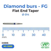 Microdont Diamond burs - FG Flat End Taper 1 pc. 014