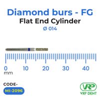 Microdont Diamond burs - FG Flat End Cylinder 1 pc. 014