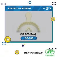 Dentamerica POLYBITE Disposable Impression Bite Registration Trays Anterior 1 กล่อง บรรจุ 35 ชิ้น