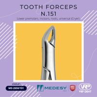 Medesy Tooth forceps N.151 คีมถอนฟันล่าง