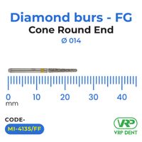 Microdont Diamond burs - FG Cone Round End 1 pc.  014