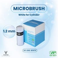 Verpro Microbrush White for cylinder  1.2 mm-1
