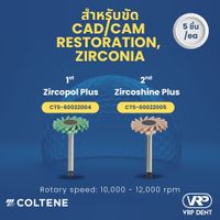 Coltene DIATECH ShapeGuard Polishing 5 ea Zircoshine 2/2-1