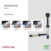 Vericom Spacer Light-cured temporary filling material 3 pcs. Yellow-2