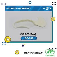 Dentamerica POLYBITE Disposable Impression Bite Registration Trays Quadrant 1 กล่อง บรรจุ 35 ชิ้น