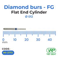 Microdont Diamond burs - FG Flat End Cylinder 1 pc. 012