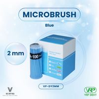 Verpro Microbrush Blue  2 mm  