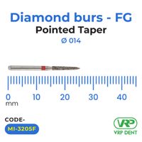 Microdont Diamond burs - FG Pointed Taper 1 pc. 014