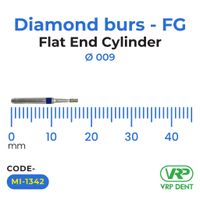 Microdont Diamond burs - FG Flat End Cylinder 1 pc. 009