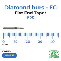 Microdont Diamond burs - FG Flat End Taper 1 pc. 012