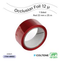 Coltene HANEL Occlu Foil ฟอล์ยเช็คการสบฟันสีแดงด้านเดียว -1