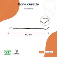 Verpro Bone curette  ขนาด 3 mm