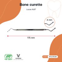 Verpro Bone curette ขนาด 4 mm 